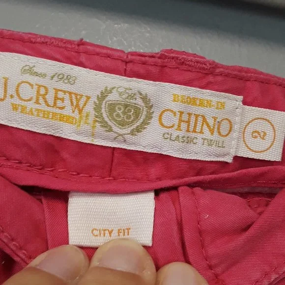 J.CREW Weathered Brocken-in Chino City Fit Shorts - Picture 4 of 10